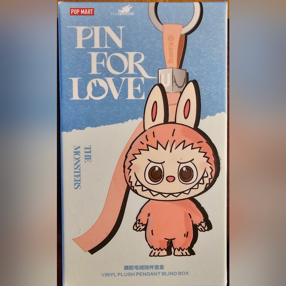 Pop Mart Pin for Love N - Z new in sealed box LABUBU